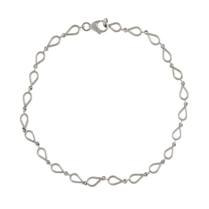 Κολιέ choker από επιπλατινωμένο ασήμι